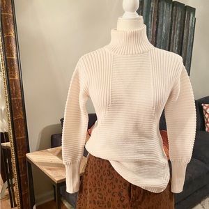 Akini Cream Textured Sweater